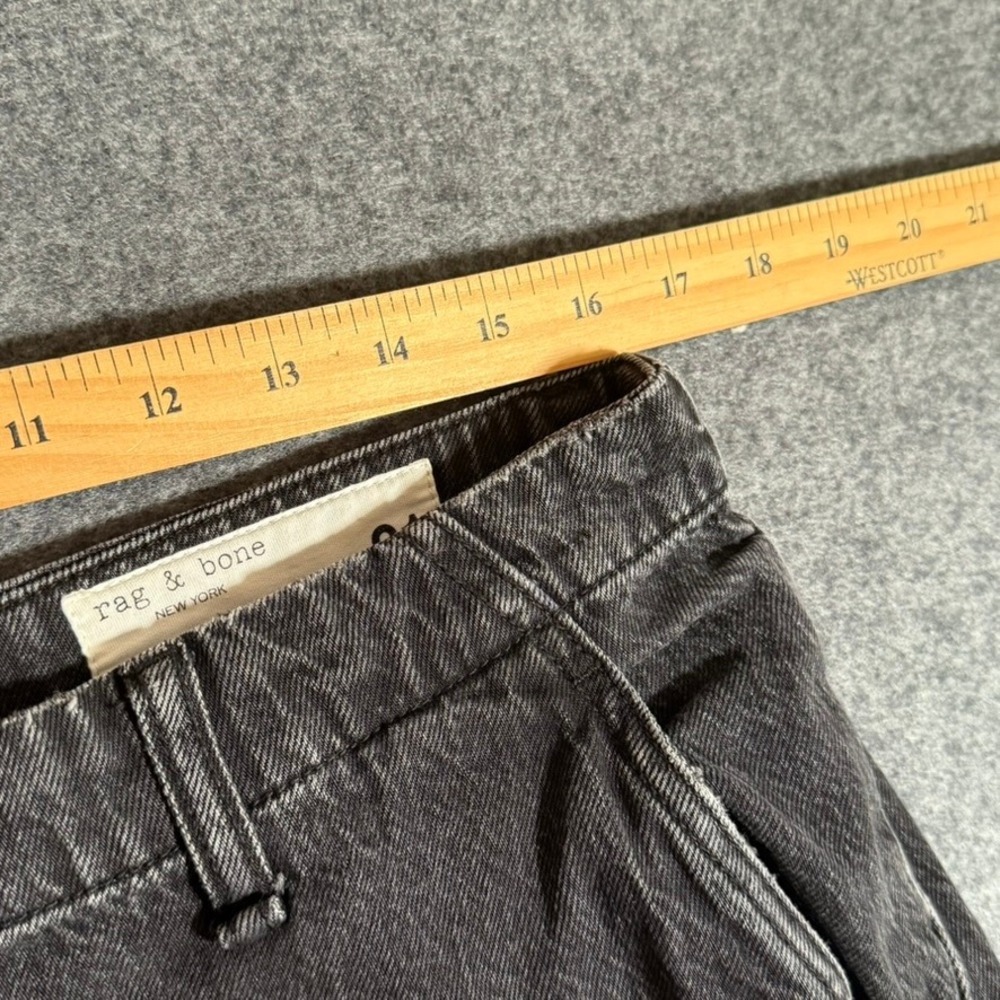 rag & bone Black Washed Cargo Jeans - Picture 7 of 11